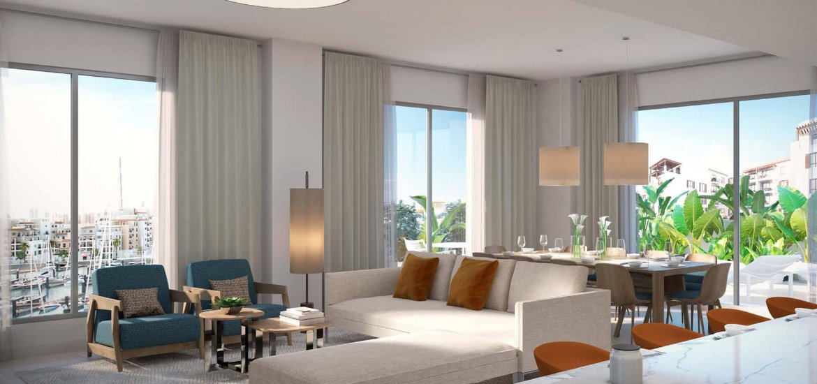 Apartamento en venta en Port de la mer, Dubai, EAU 1 dormitorio, 76 m2 No. 801 - foto 1