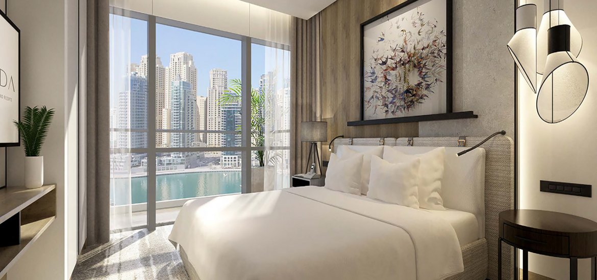 Купить квартиру в Dubai Marina, Dubai, ОАЭ 2 спальни, 110м2 № 1076 - фото 1