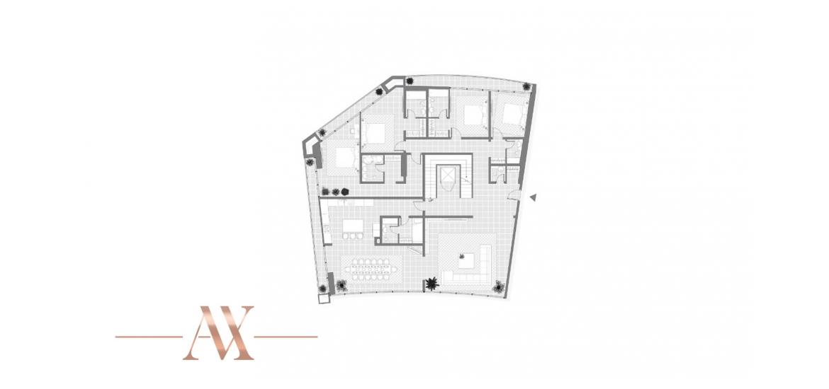 Floor plan «640SQM», 4 bedrooms, in SEVEN RESIDENCES